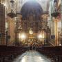 Altaar van de kloosterkerk in Guadelupe