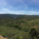 Panorama van het Monfragüe NP