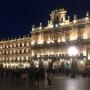 Plaza Mayor in Salamanca in de avond